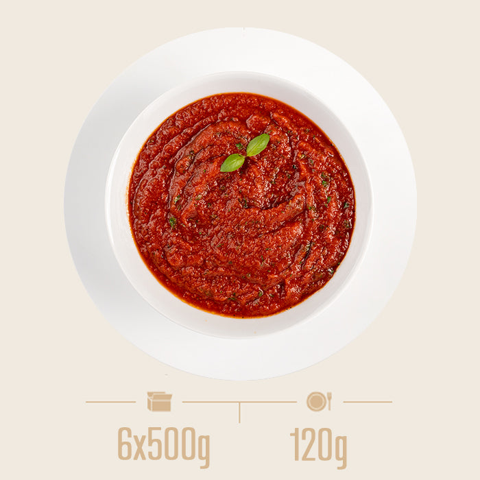 Salsa Pomodoro e Basilico 6x500g